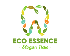 Eco Leaf Dentistry logo design