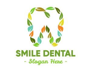 Eco Leaf Dentistry logo design