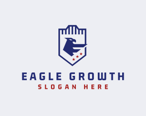 Military American Eagle logo design