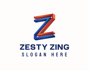 3D Professional Letter Z Business logo design