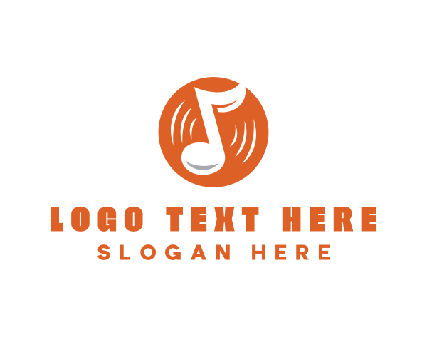 Orange Circle logo example 3