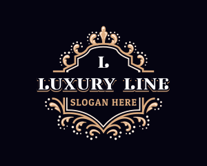 Luxury Royal Filigree logo design