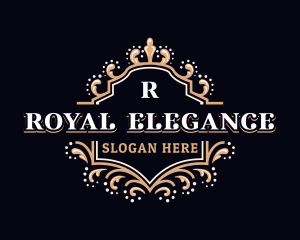 Luxury Royal Filigree logo design