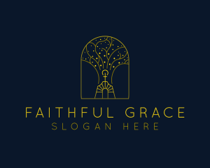 Religious Tree Church logo design