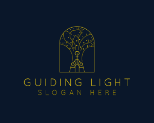 Religious Tree Church logo design