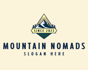 Summit Mountaineering Trekking logo design