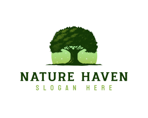 Oak Tree Nature logo design