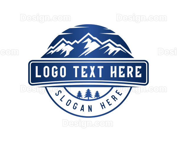 Mountain Hiking Outdoor Logo