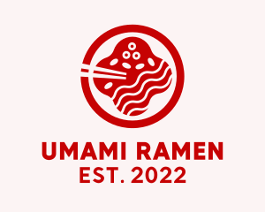 Red Ramen Food Stall  logo design