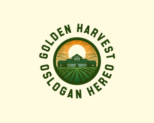 Agriculture Farm Field logo design