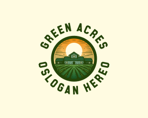 Agriculture Farm Field logo design