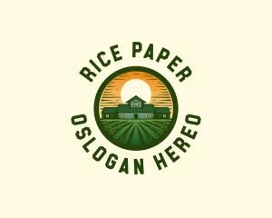 Agriculture Farm Field logo design