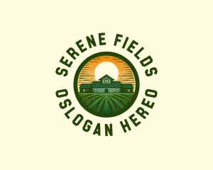 Agriculture Farm Field logo design