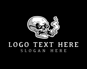 Tobacco Skull Smoke logo