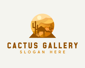 Desert Cactus Camel logo