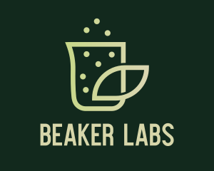 Organic Leaf Beaker  logo