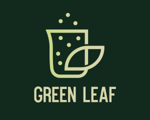 Organic Leaf Beaker  logo