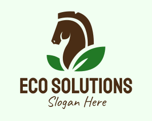 Wild Organic Horse  logo design