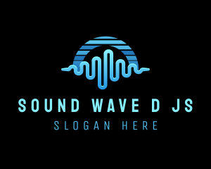 Music Sound Waves logo design