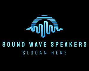 Music Sound Waves logo design