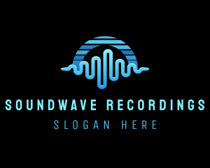 Music Sound Waves logo design