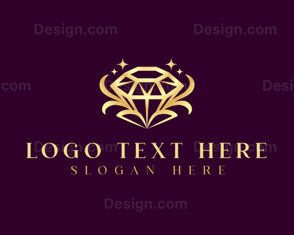 Diamond Gemstone Jewelry Logo