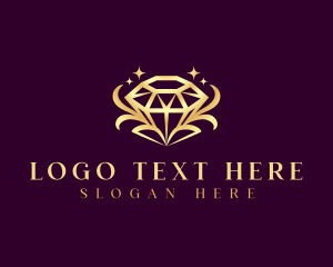 Diamond Gemstone Jewelry Logo