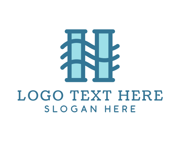Letter H logo example 4