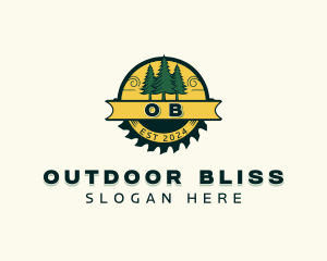 Pine Tree Nature logo design