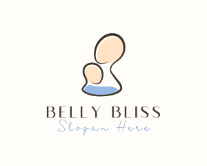 Mother Baby Parenting logo design