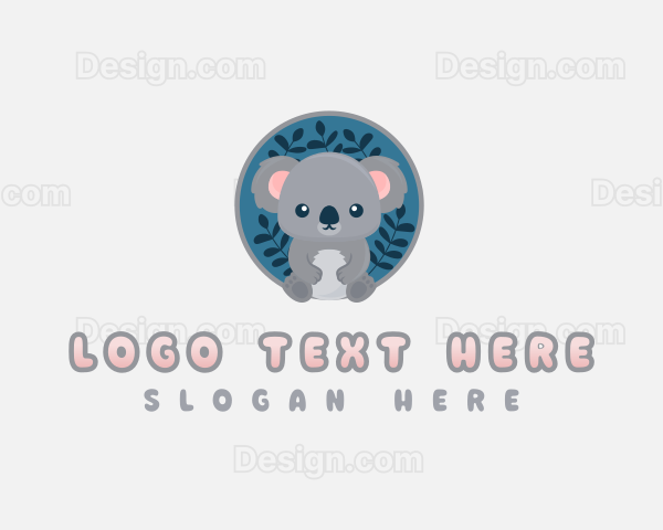 Australian Cute Koala Logo