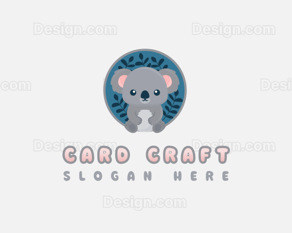 Australian Cute Koala Logo