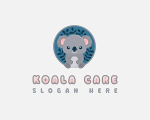 Australian Cute Koala logo design