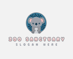 Australian Cute Koala logo design