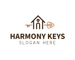 Key Door House logo design