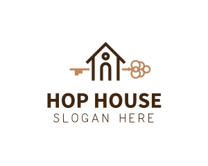 Key Door House logo design