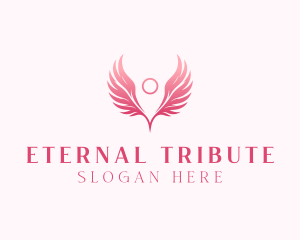 Halo Angel Memorial logo design