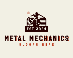 Industrial Welder Mechanic logo