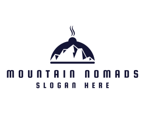 Mountain Restaurant Diner logo design