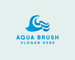 Splash Water Wave logo design