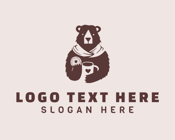 Coffee & Donut Bear logo