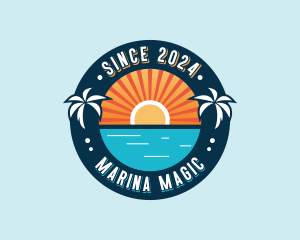 Beach Sea Toursim logo design