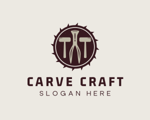 Carpentry Repair Tools logo design