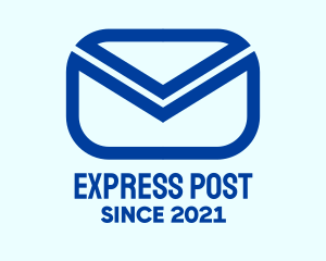 Blue Mail Envelope  logo