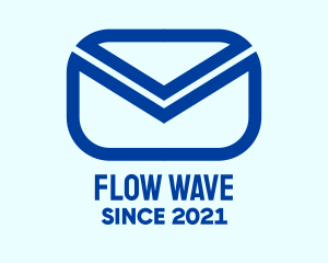 Blue Mail Envelope  logo