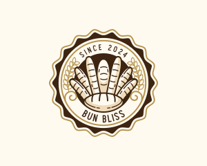 Bun Bread Bakery logo design