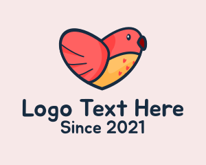 Heart Love Bird  logo