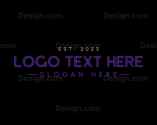 Futuristic Business Tech Logo