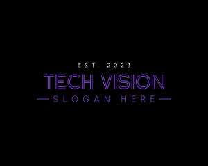 Futuristic Business Tech logo design
