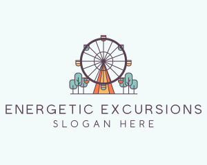 Ferris Wheel Theme Park Rides logo